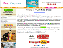 Tablet Screenshot of mexicocruises.com